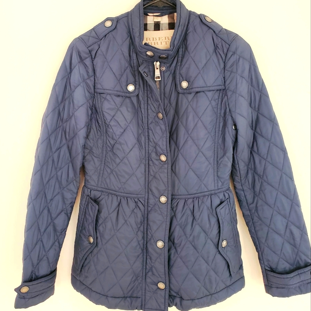 Burberry Short Finsbridge Quilted Jacket - Picture 1 of 12
